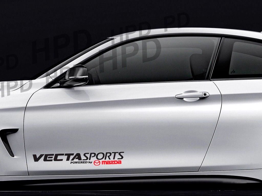 Vecta Sports Powered by Mazda Auto Aufkleber Vinyl Aufkleber RX7 RX8 6 3 Rotary Turbo A.