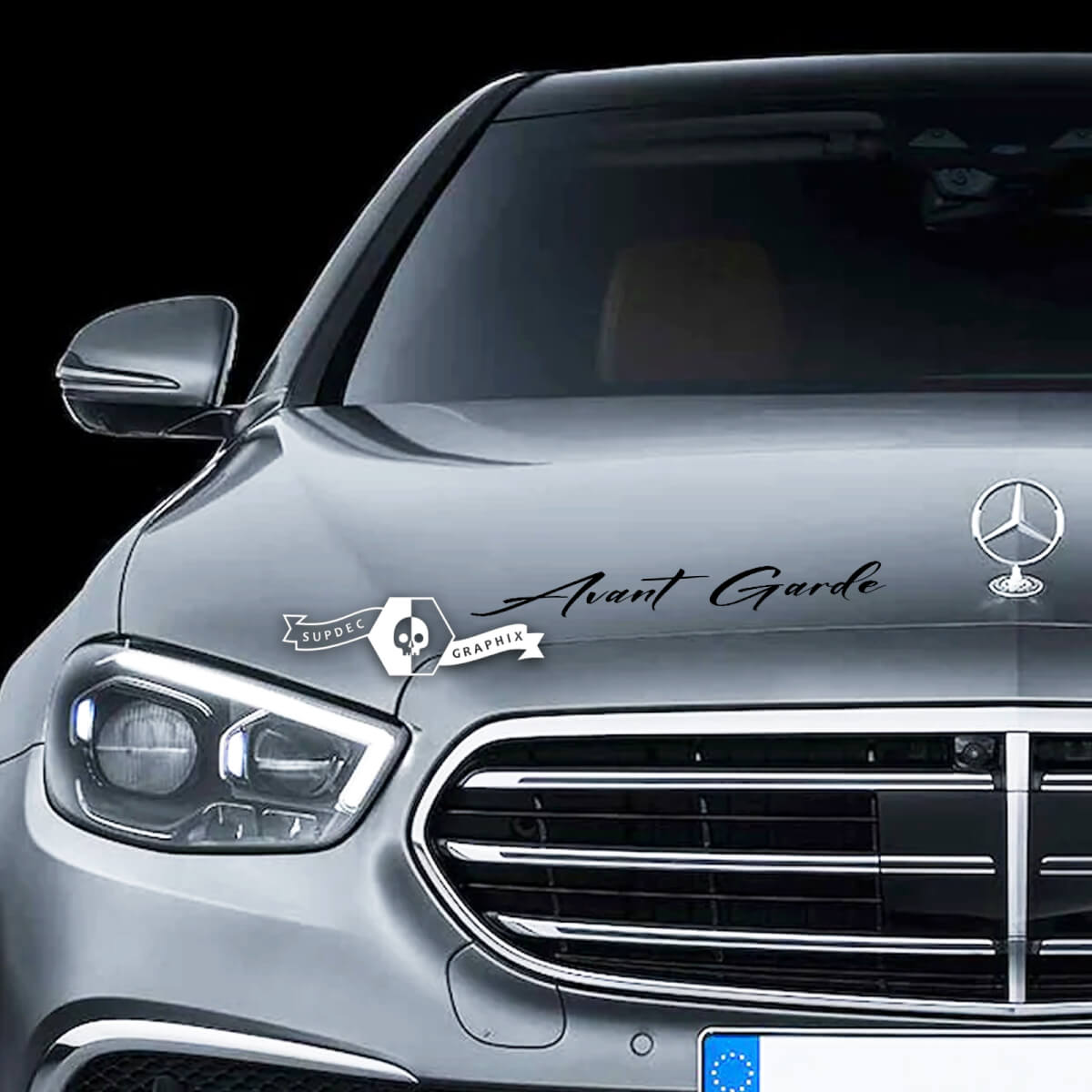 Schriftzug Aufkleber Aufkleber Emblem Logo Vinyl für Mercedes-Benz  Avantgarde