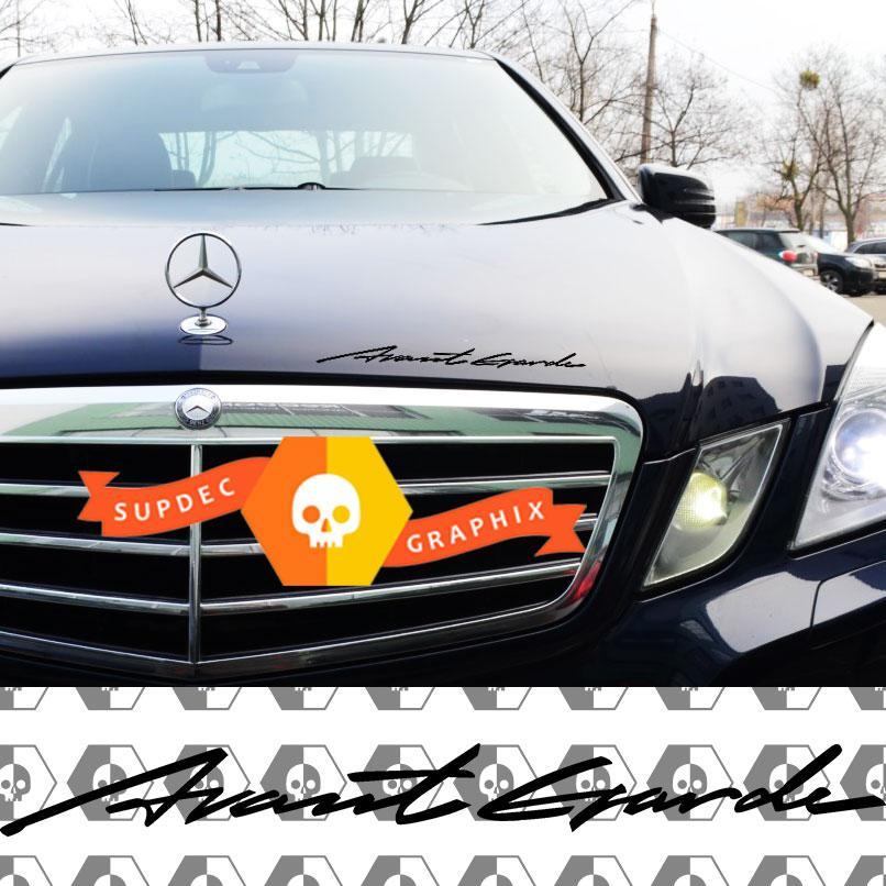 Schriftzug Aufkleber Aufkleber Emblem Logo Vinyl für Mercedes-Benz Avantgarde