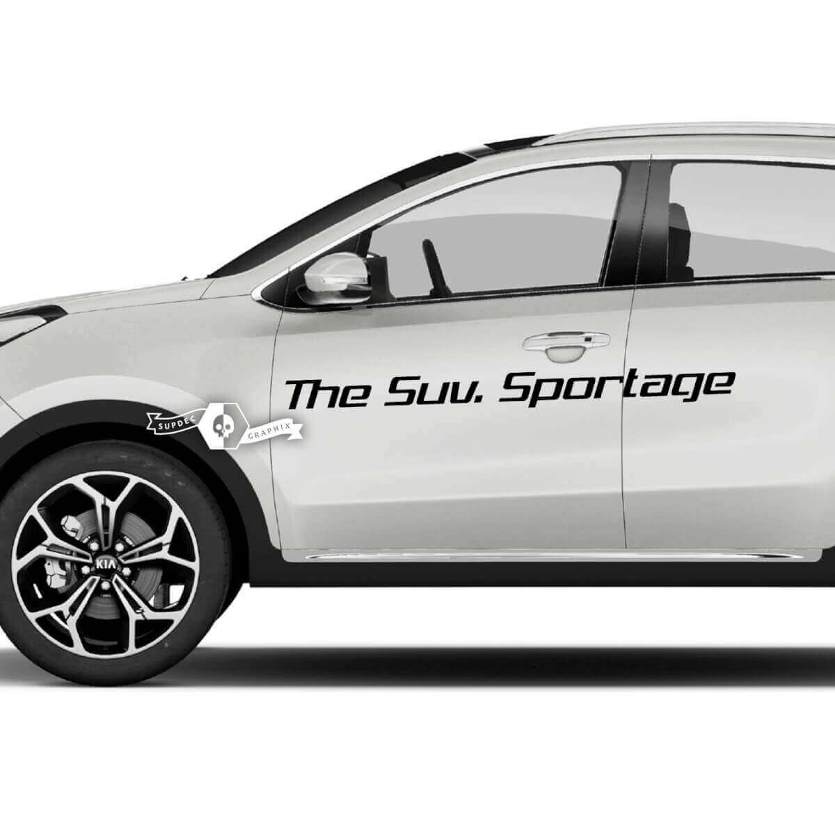 Schriftzug Aufkleber Aufkleber Emblem Logo Vinyl für Kia SPORTAGE
