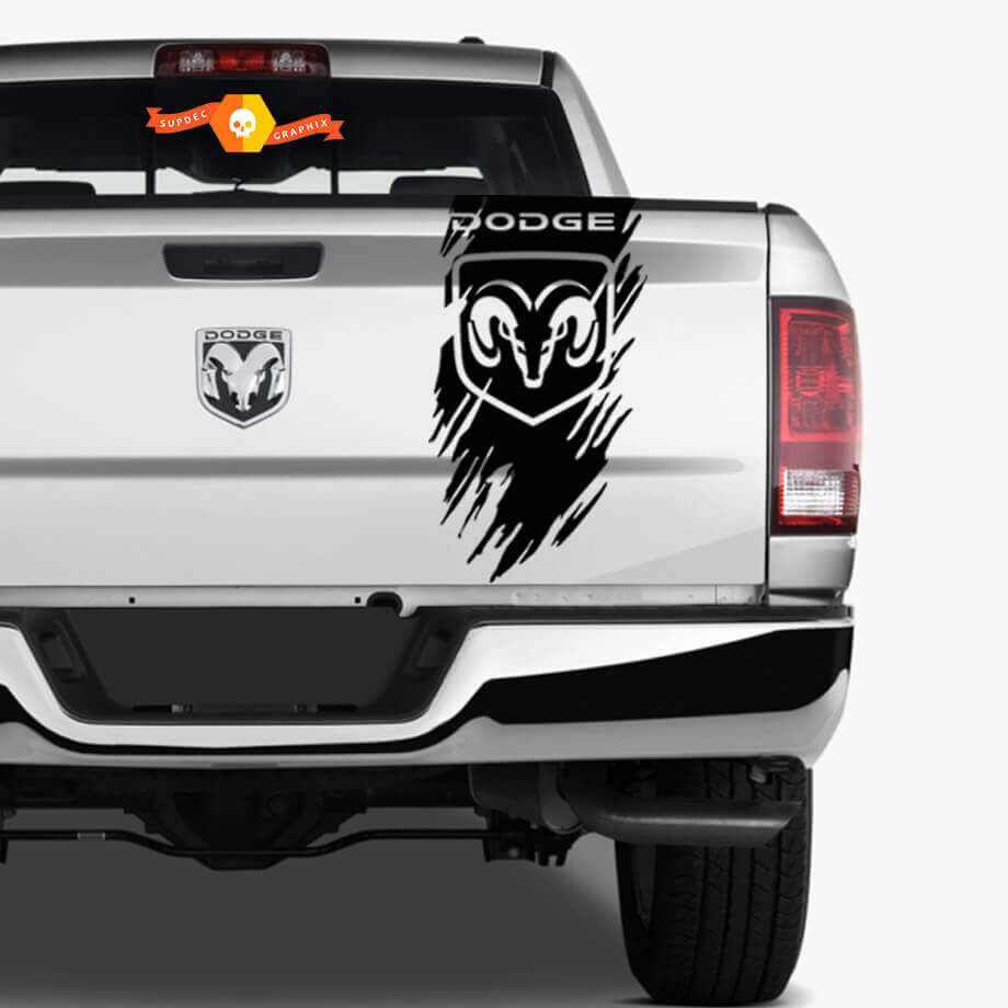 Scratch Hemi Style Heckklappen-Vinylaufkleber für Dodge Ram 1500-3500