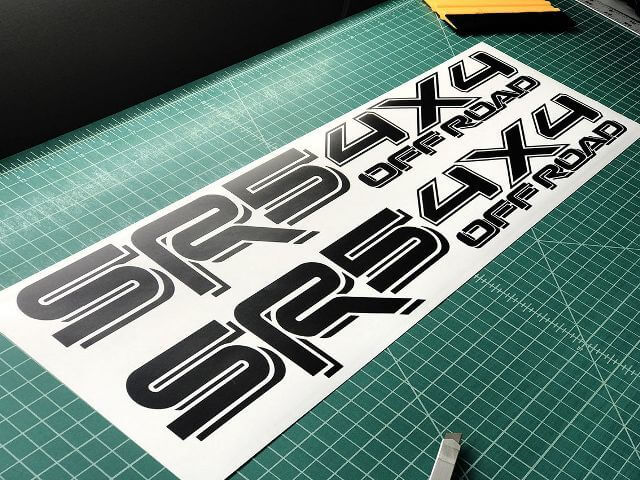 Toyota SR5 4X4 Off Road Racing Tacoma Tundra Truck 2 Paar Aufkleber Aufkleber 2 Aufkleber