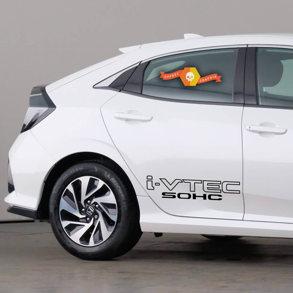 Honda Civic Accord Car Graphics I-VTEC Sohc x2 Aufkleber Vinyl Aufkleber Rally Racing