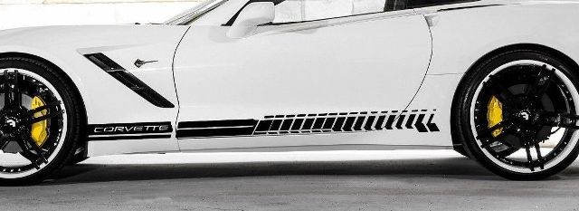 Seitentür Aufkleber Grafik Aufkleber Kit Chevy Corvette Z06 C7 2015-2018