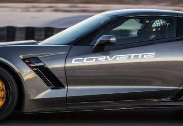 Corvette Seitenbeschriftungs-Vinylaufkleber für Chevrolet Corvette