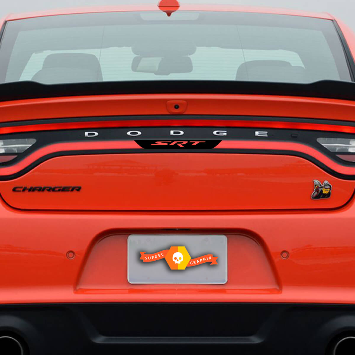 SRT hinterer Bremslicht-Vinyl-Aufkleber für Dodge Charger 2021