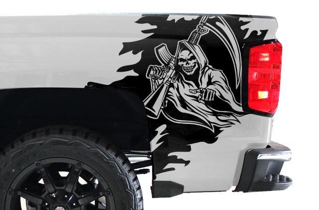 Chevy Silverado (2014–2017) Custom Vinyl Decal Wrap Kit – Reaper
