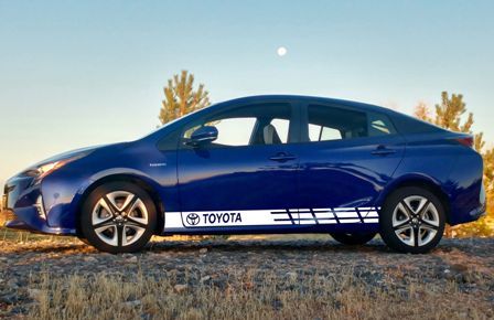 Mehrfarbiger grafischer Corolla Camry 86 Prius Autorennen-Aufkleber