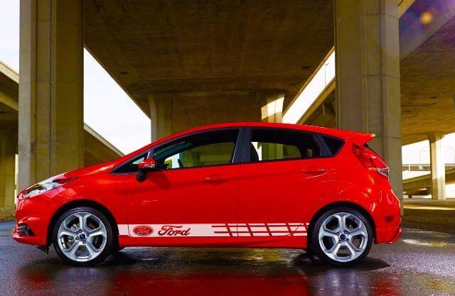 Mehrfarbiger Grafik-Aufkleber für Fiesta/Focus/Fusion-Autorennen