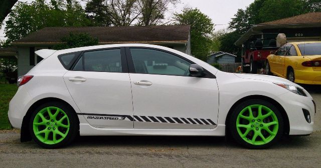 Racing Graphic Stripe Car Side Vinyl Aufkleber Aufkleber für Mazdaspeed 3 2007–2013