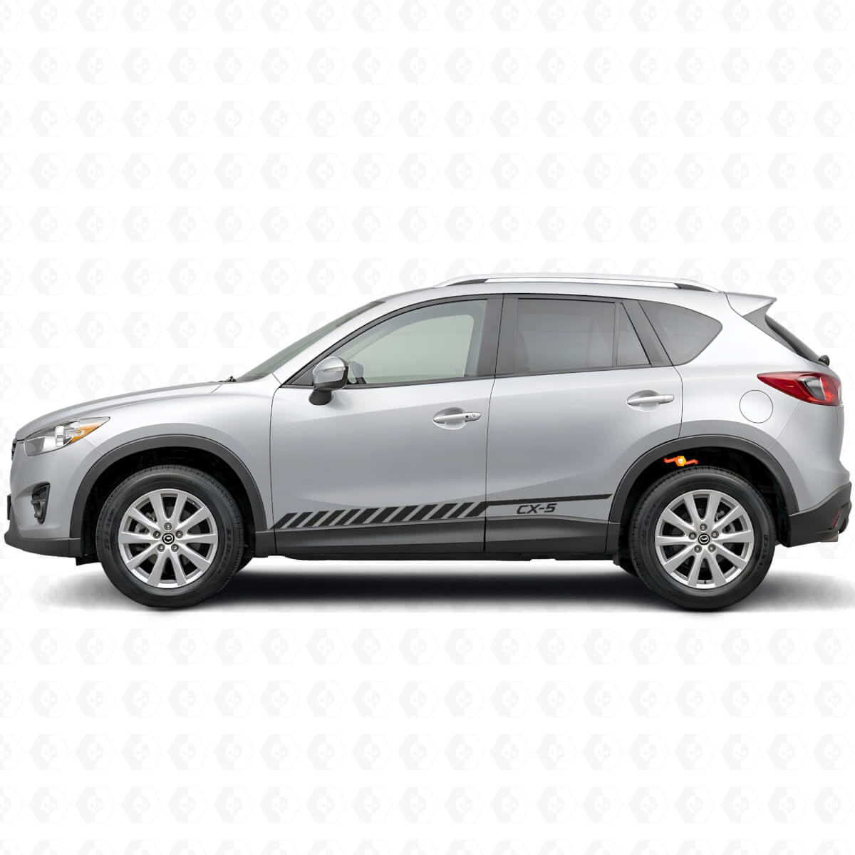 Strobe Racing Streifen Seiten Vinyl Aufkleber für Mazda CX-5 2013-2018