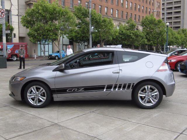 2 x mehrfarbige Grafiken Honda CR-Z Symbol Autorennen Vinyl-Aufkleber