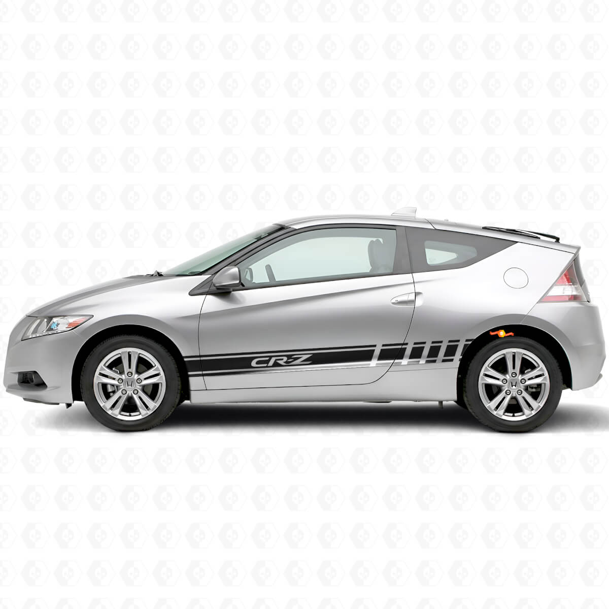 CR-Z Logo Akzentstreifen Seiten Vinyl Aufkleber für Honda CR-Z