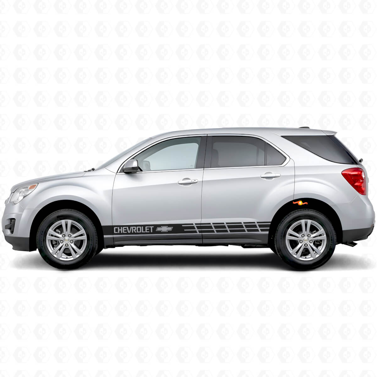 Chevy Logo Streifen Seiten Vinyl Aufkleber Sticker für Chevrolet Equinox