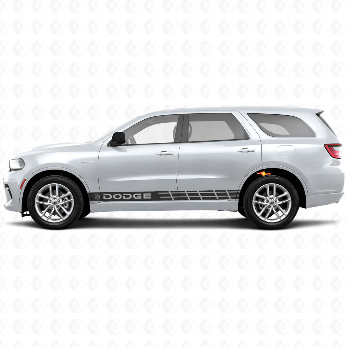 Markierte Streifen Seiten-Vinylaufkleber für Dodge Durango