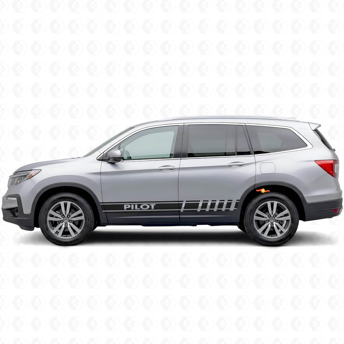 Branded Akzentstreifen Seiten-Vinyl-Aufkleber für Honda Pilot