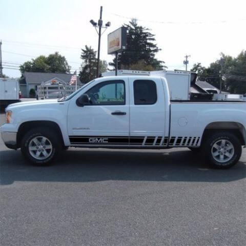 2 x mehrfarbiger Grafik-Canyon Sierra Terrain Car Racing Vinyl-Aufkleber