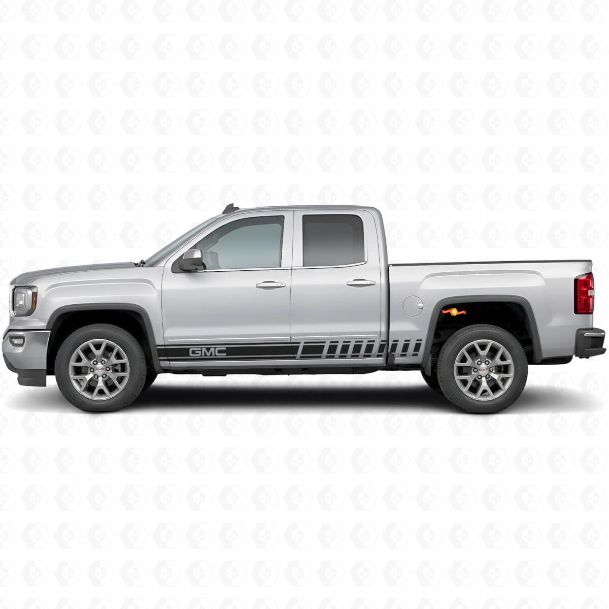 GMC Logo Streifen Seiten Vinyl Aufkleber für GMC Sierra