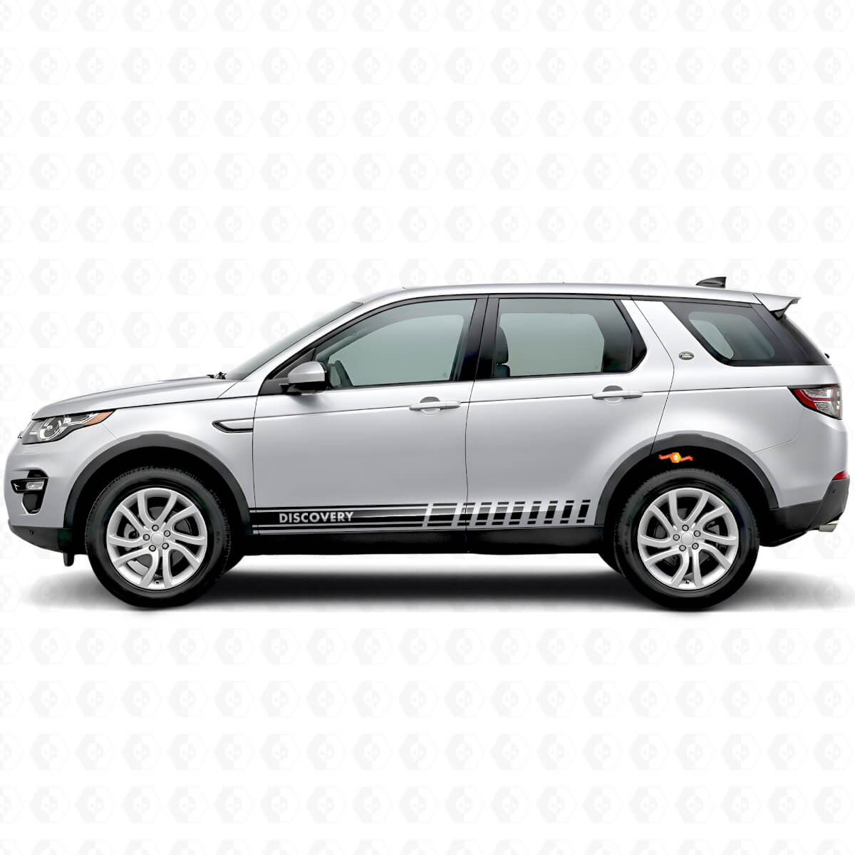 Akzentstreifen Seiten Vinylaufkleber für Land Rover Discovery