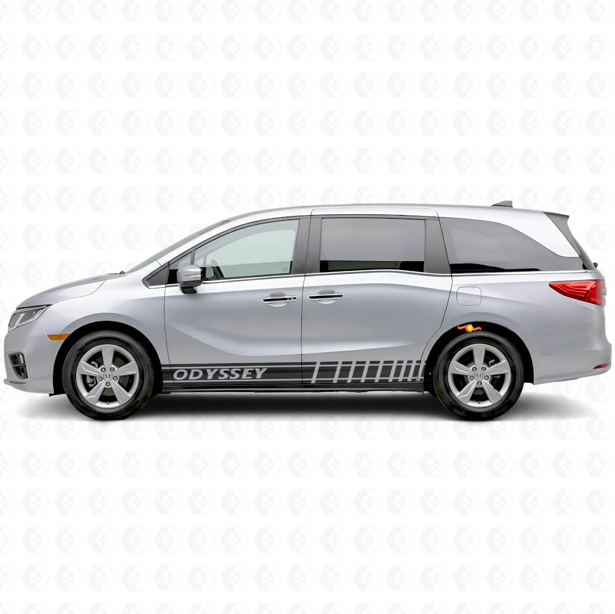 Racing-Style-Streifen Seiten Vinyl-Aufkleber für Honda Odyssey 2018-2020