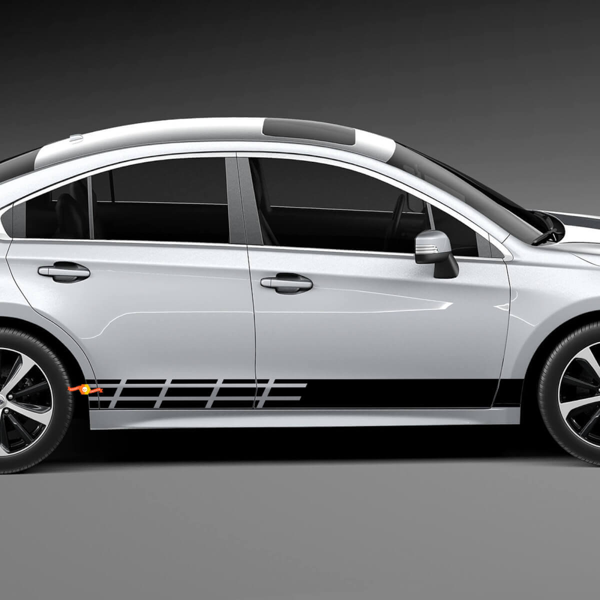 Mehrfarbige Grafiken Impreza / Legacy Car Racing Art Aufkleber Aufkleber