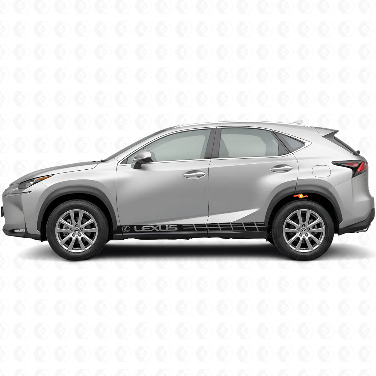 Racing Seitenstreifen Vinyl-Aufkleber Kit für Lexus NX 200t NX 300h