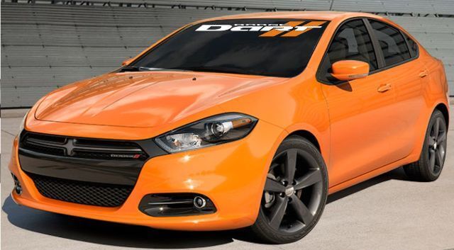 DODGE DART Jede Farbkombination LINIEN WINDSCHUTZSCHEIBE VINYLAUFKLEBER