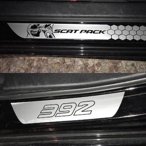 Scat Pack 392 Style Türschweller Vinyl Aufkleber Set für Dodge Charger