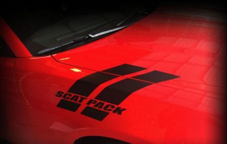 Scat Pack Kotflügel Seitenstreifen Vinyl-Aufkleber für Dodge Charger 2015-2017