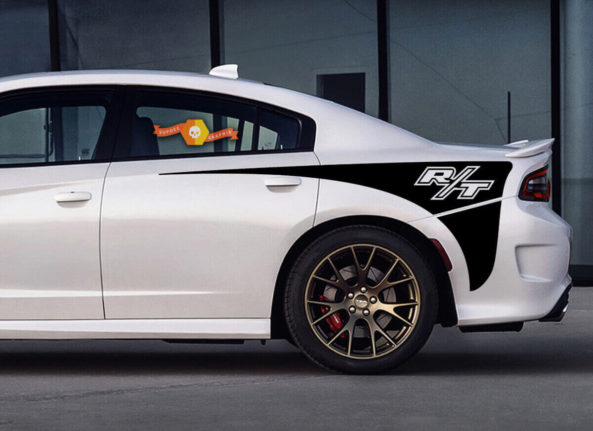 R/T hintere Viertel Seitenstreifen Hemi SRT RT Scat für Dodge Charger
