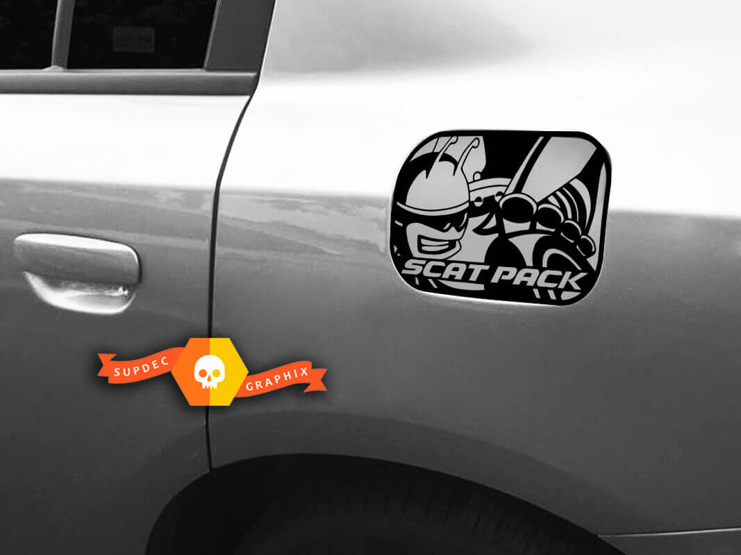 SCAT PACK Dodge Charger Gas Türaufkleber Aufkleber 2018 2016 2017 SRT 392 Teil Emblem Abzeichen Scatpack
