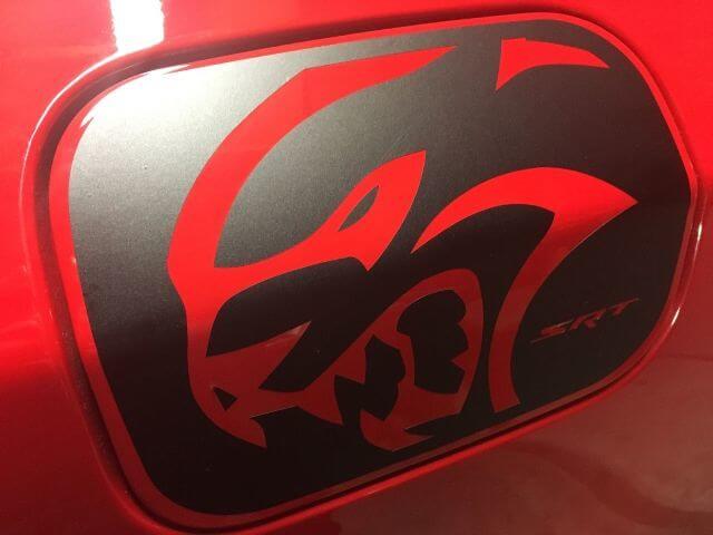 Dodge Charger HELLCAT SRT Gastür Vinyl Overlay 2015+ Hemi Mopar Aufkleber Aufkleber