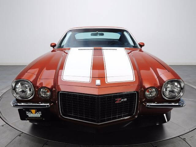 Doppelumriss-Streifen Motorhaube & Kofferraum Vinyl-Aufkleber-Set für Chevrolet Camaro Z28 1970-73