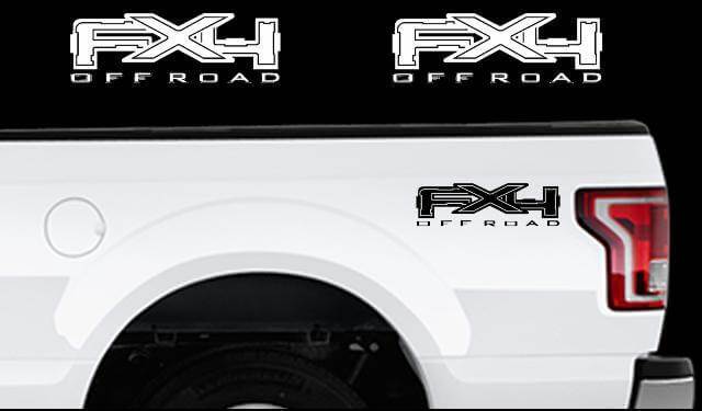 Ford F-150 Fx4 OFF ROAD LKW-Bett-Aufkleber-Set, Vinyl-Aufkleber