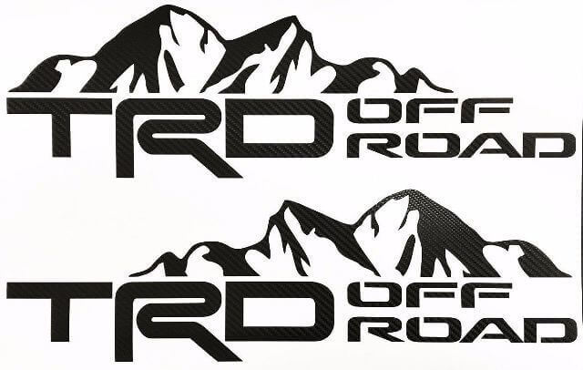 TRD Off Road Mountain Side Vinyl-Aufkleber für Toyota Tacoma Tundra