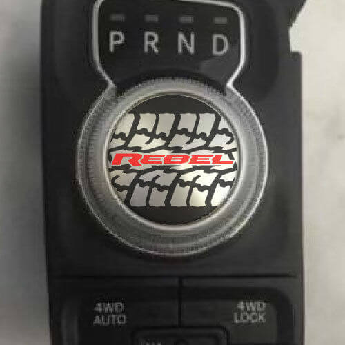 Dodge Ram Rebel Schaltknauf Aufkleber Aufkleber Grafik Vinyl Gear Park Drive Neutral