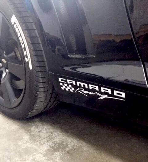 Camaro Racing Seitenschweller Vinyl-Aufkleber Kit für Chevrolet Camaro