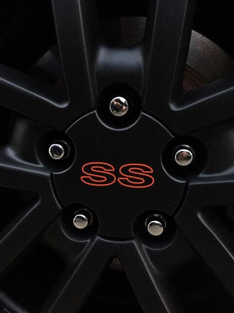 CAMARO SS Wheel Center Cap Logo SS Aufkleber Aufkleber (jede Farbe)
