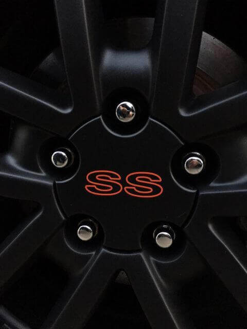SS Radkappen Vinyl-Aufkleber-Set für Chevrolet Camaro