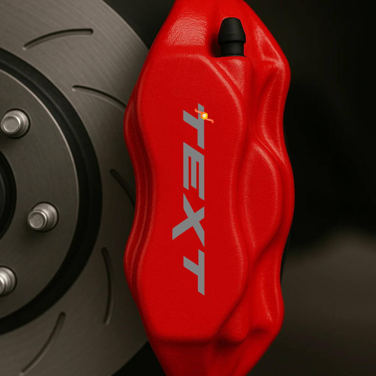 Kundenspezifischer Text Bremssattel Hochtemperatur Vinyl Aufkleber Satz mit 8 Stück für Jeep