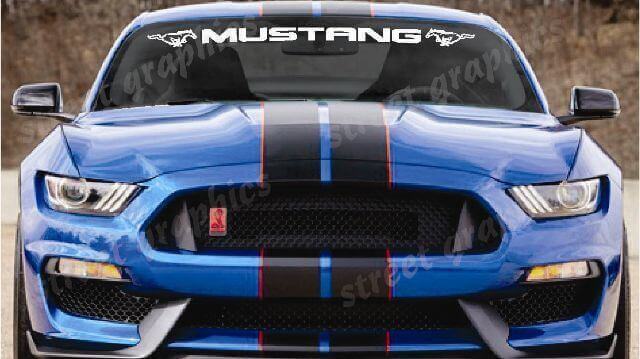 Marken-Aufkleber für Windschutzscheibenbanner aus Vinyl für Musclecar Musclecarmodel GT