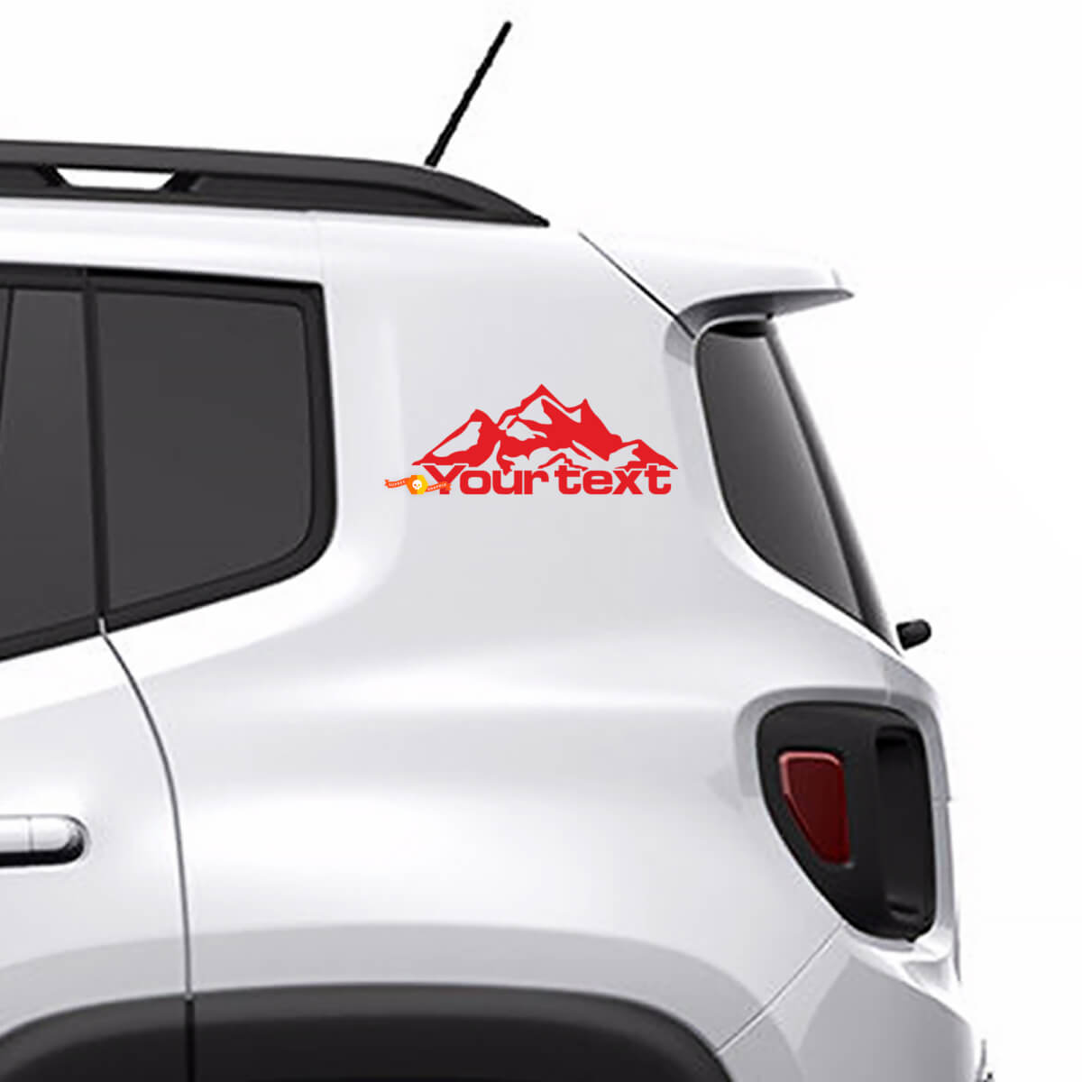 Paar Vinyl Türaufkleber Seitenaufkleber Satz für Jeep Renegade