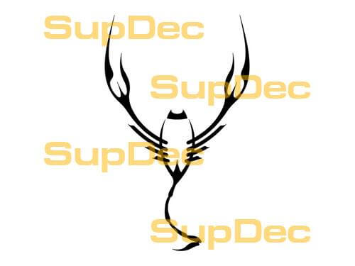 Skorpion-Vinylkunst-Wand-Fenster-Badezimmer-Aufkleber-Aufkleber Nr. 16
