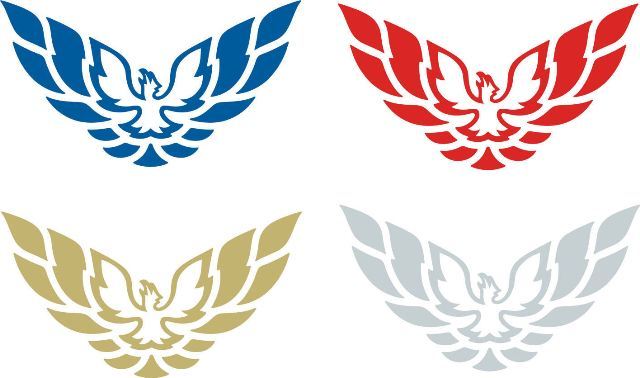 Segelplattenvogel-Aufkleberset für Pontiac Firebird Trans Am 1998-2002
