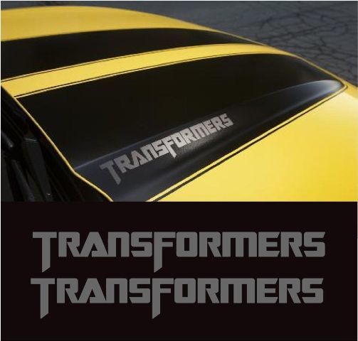 Camaro SS Autobot Transformers Edition Hood Decals Aufkleber Bumblebee