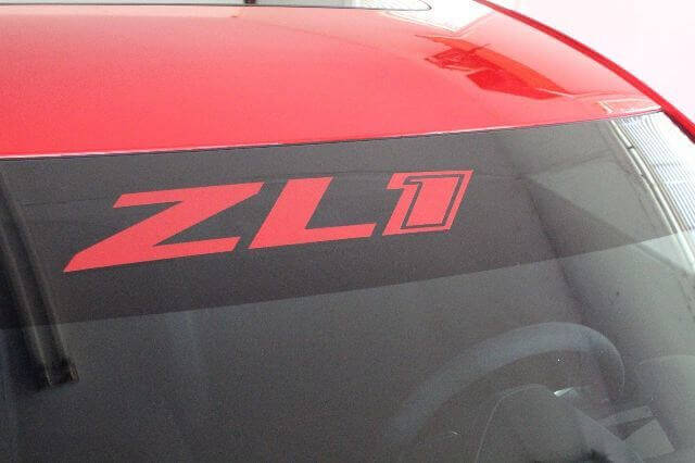 ZL1 Windschutzscheiben-Augenbrauen Vinyl-Aufkleber für Chevrolet Camaro SS LT