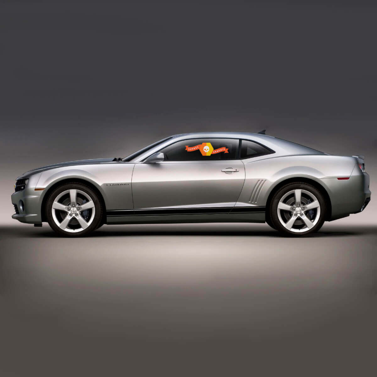 2010–2015 Chevrolet Camaro SS RS LS Rocker-Streifen, Streifen, Aufkleber, Grafiken
