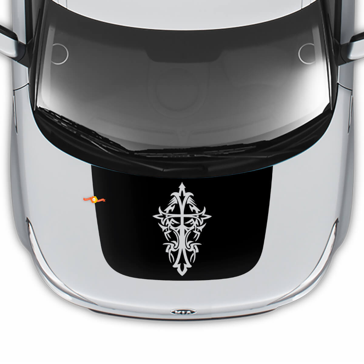 Hood Decal Wrap Vinyl -Aufkleber Aufkleber für Kia Soul 51
