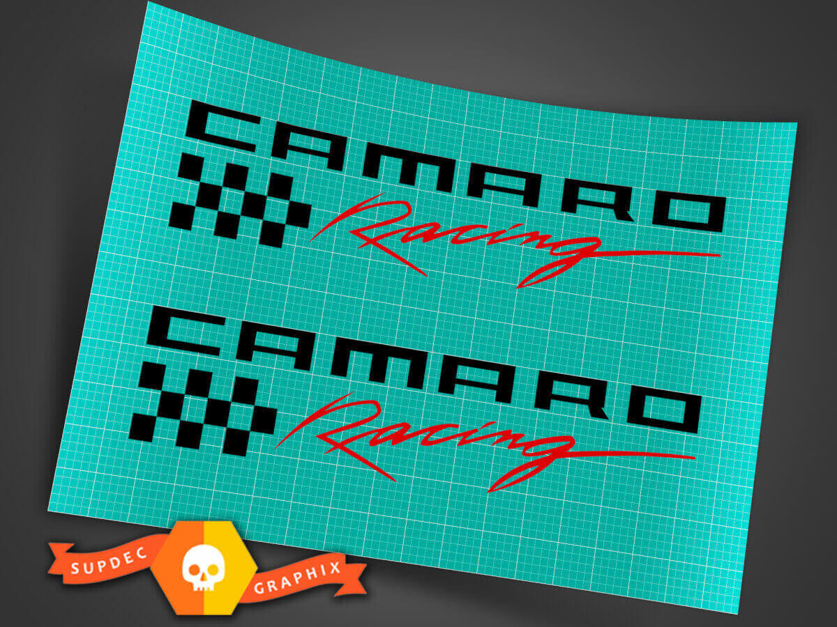 Chevrolet Camaro Racing Seitenschweller Vinyl-Aufkleber Set Für Chevrolet Camaro