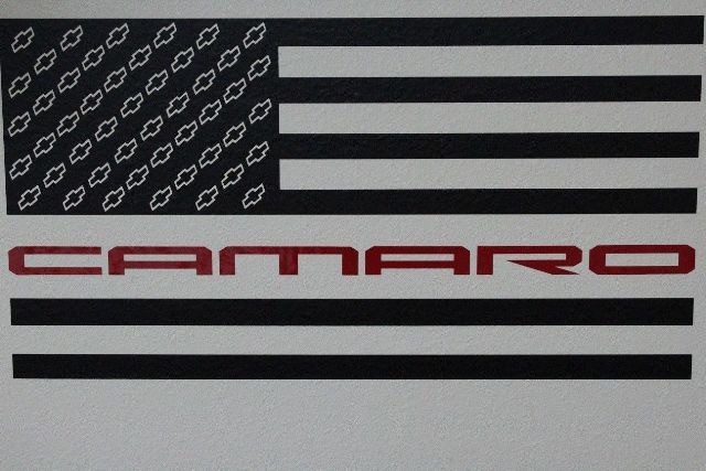 Camaro ZL1 Grafik, Aufkleber amerikanische Flagge, Chevy Camaro ss, LT